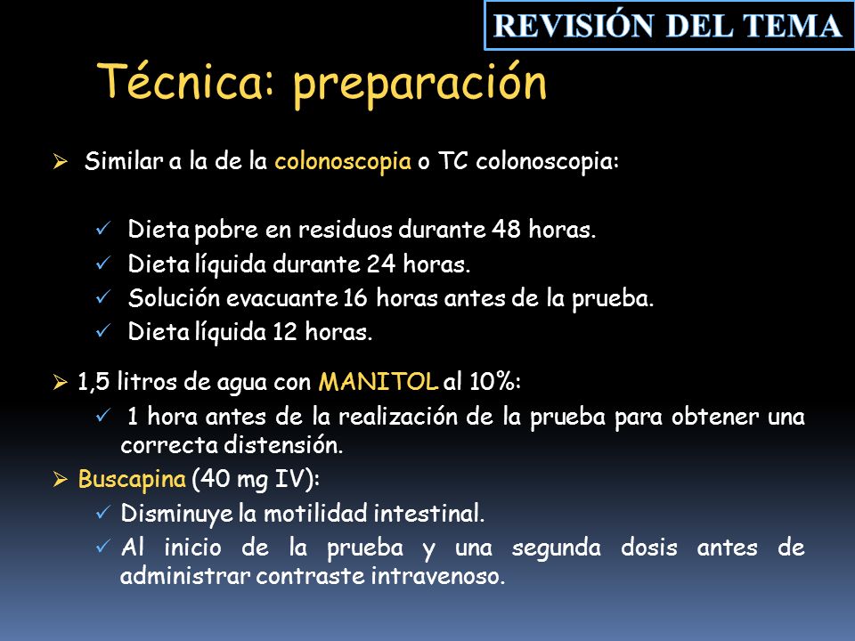 manitol liquido para colonoscopia manitol liquido para colonoscopia